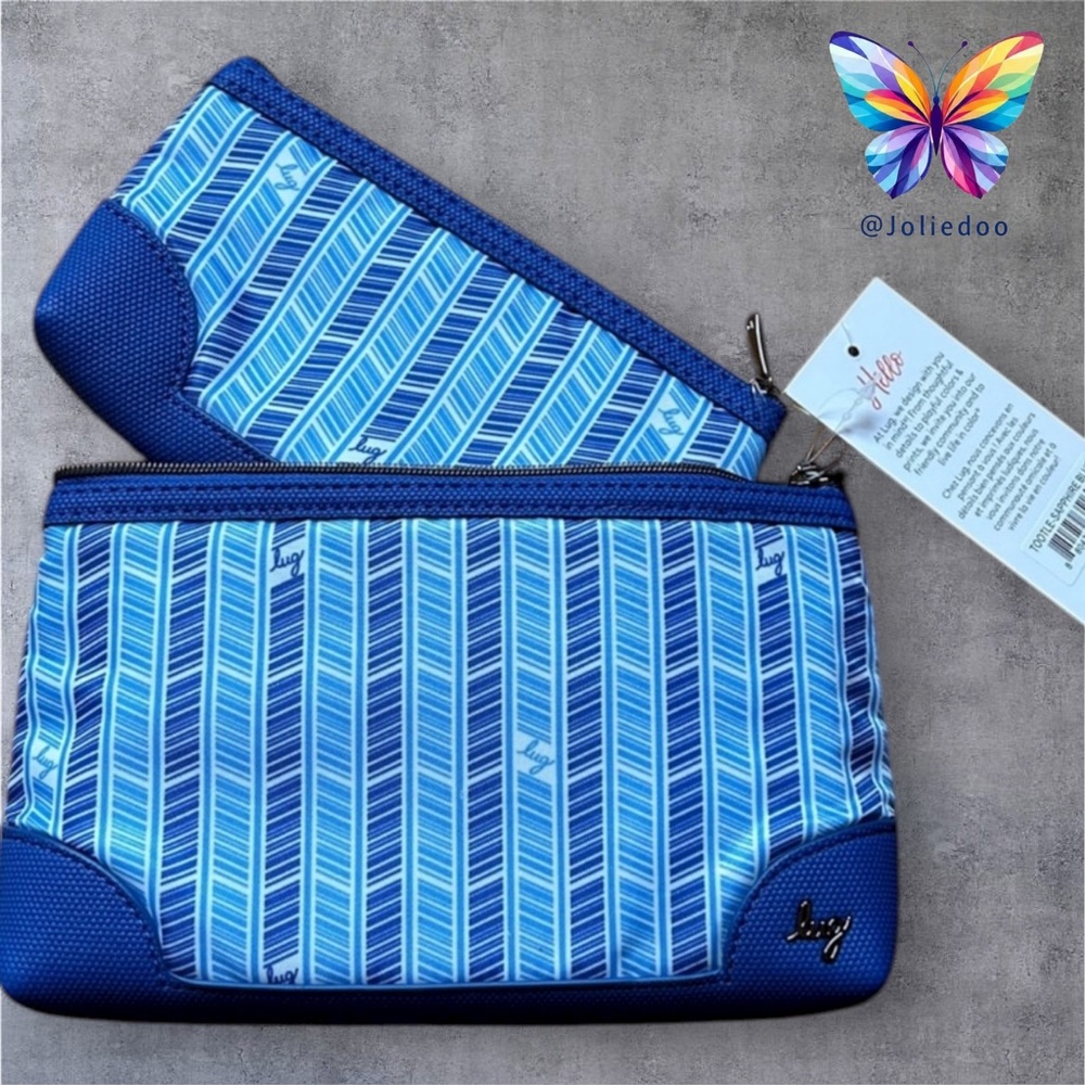 Lug Tootle 2pc Organizer Set - Blue & White - Picture 2 of 4